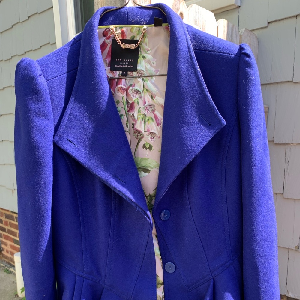 Ted Baker Royal blue wool jacket